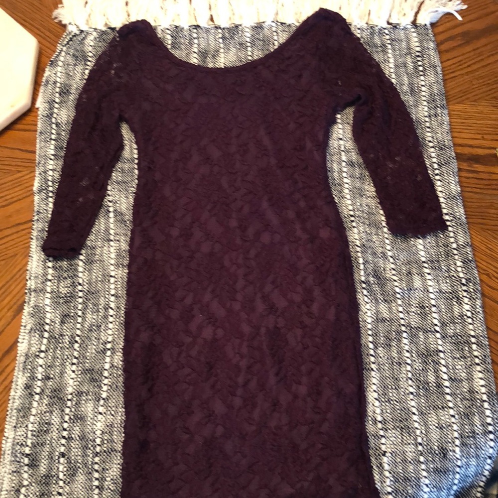 Purple Lace Dress